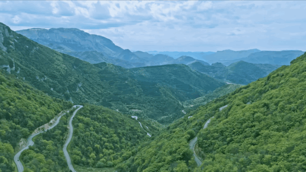 Paysage montagneux du Vercors