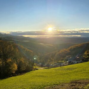 Vue panoramique dans les Monts du lyonnais